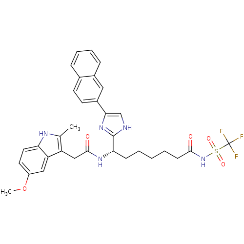 Chemical structure of BindingDB Monomer ID 50258554