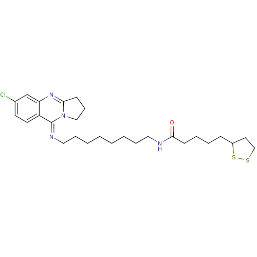 Chemical structure of BindingDB Monomer ID 50261344