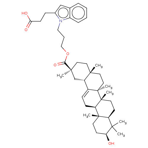 Chemical structure of BindingDB Monomer ID 50261372