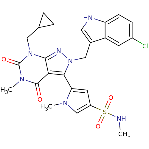 Chemical structure of BindingDB Monomer ID 50262011