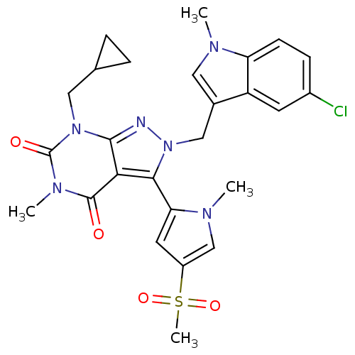 Chemical structure of BindingDB Monomer ID 50262163