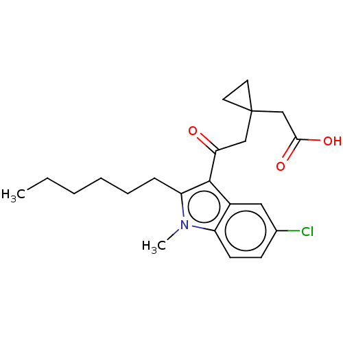Chemical structure of BindingDB Monomer ID 50262236