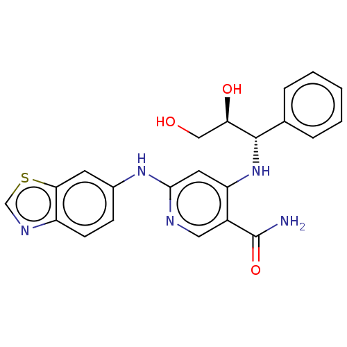 Chemical structure of BindingDB Monomer ID 50262317
