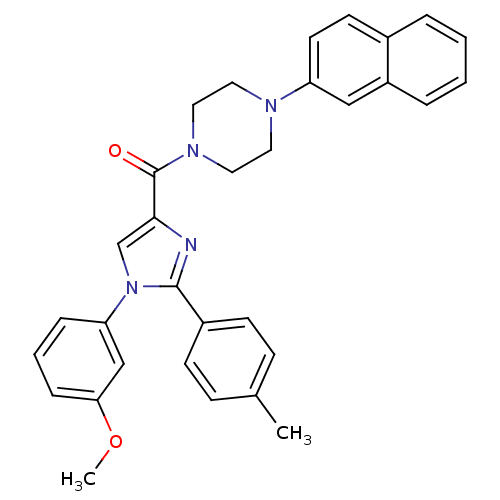 Chemical structure of BindingDB Monomer ID 50262776