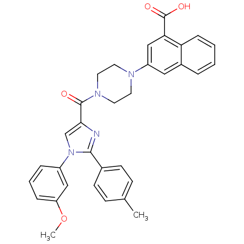 Chemical structure of BindingDB Monomer ID 50262862