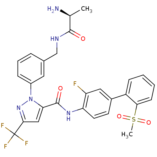 Chemical structure of BindingDB Monomer ID 50262871
