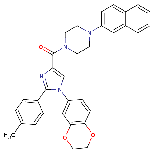Chemical structure of BindingDB Monomer ID 50262973