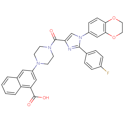 Chemical structure of BindingDB Monomer ID 50263229