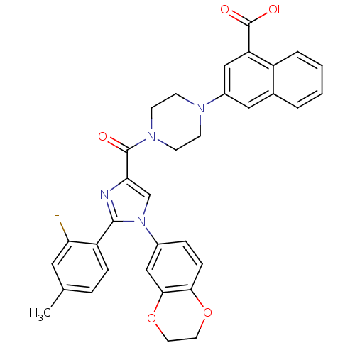 Chemical structure of BindingDB Monomer ID 50263230