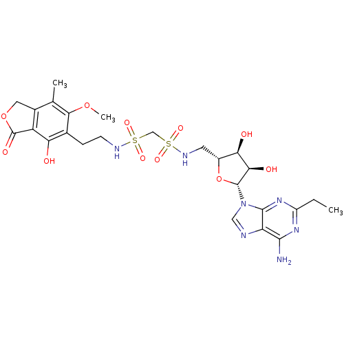 Chemical structure of BindingDB Monomer ID 50263246