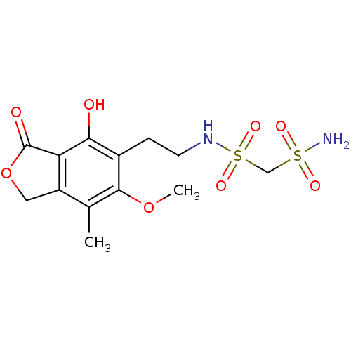 Chemical structure of BindingDB Monomer ID 50263247