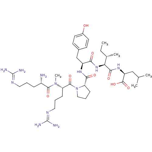 Chemical structure of BindingDB Monomer ID 50263386