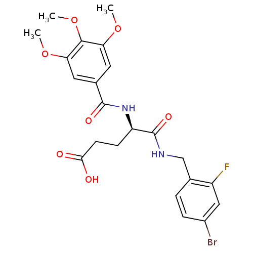 Chemical structure of BindingDB Monomer ID 50267360