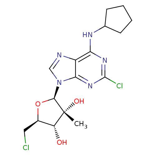 Chemical structure of BindingDB Monomer ID 50267474