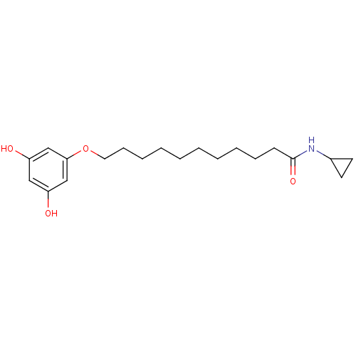 Chemical structure of BindingDB Monomer ID 50267670