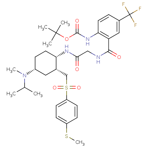 Chemical structure of BindingDB Monomer ID 50268374