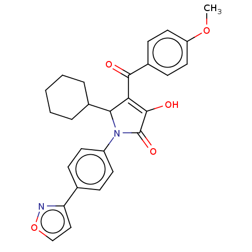 Chemical structure of BindingDB Monomer ID 50274365