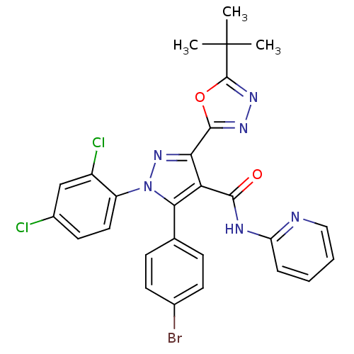 Chemical structure of BindingDB Monomer ID 50278255