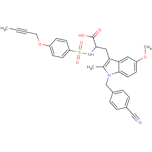 Chemical structure of BindingDB Monomer ID 50279154