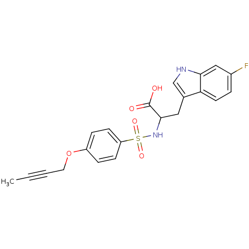 Chemical structure of BindingDB Monomer ID 50279374