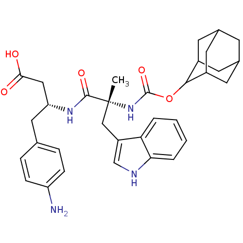 Chemical structure of BindingDB Monomer ID 50281737