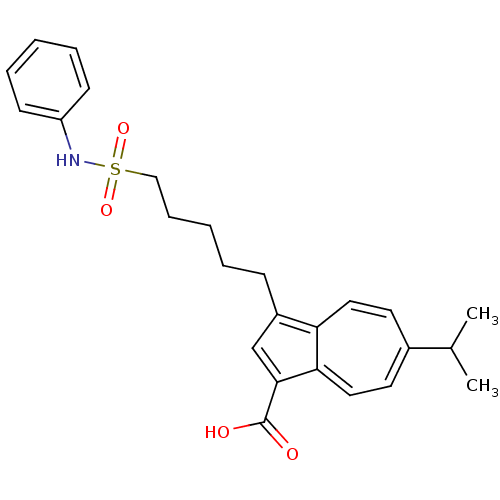 Chemical structure of BindingDB Monomer ID 50282136