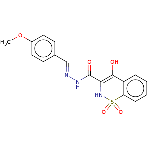 Chemical structure of BindingDB Monomer ID 50283885