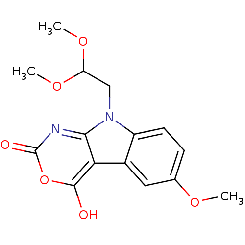 Chemical structure of BindingDB Monomer ID 50284203
