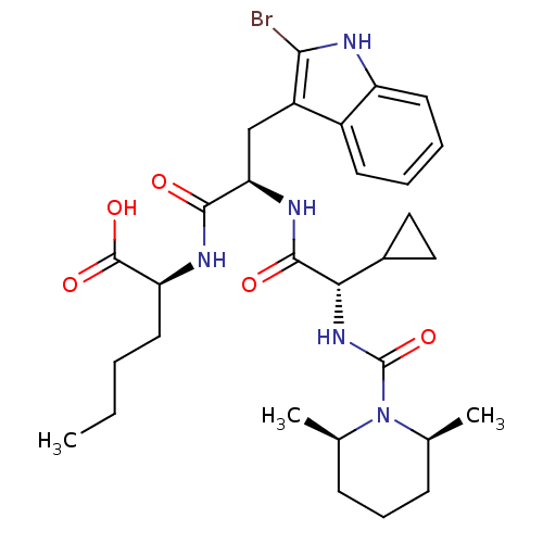 Chemical structure of BindingDB Monomer ID 50284769