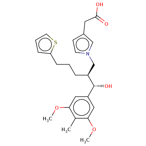 Chemical structure of BindingDB Monomer ID 50285780