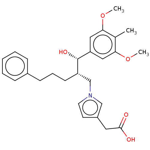 Chemical structure of BindingDB Monomer ID 50285789