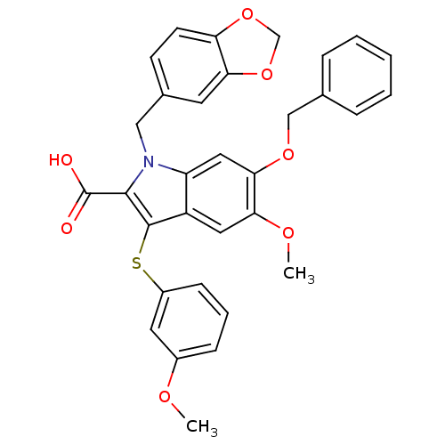 Chemical structure of BindingDB Monomer ID 50287181