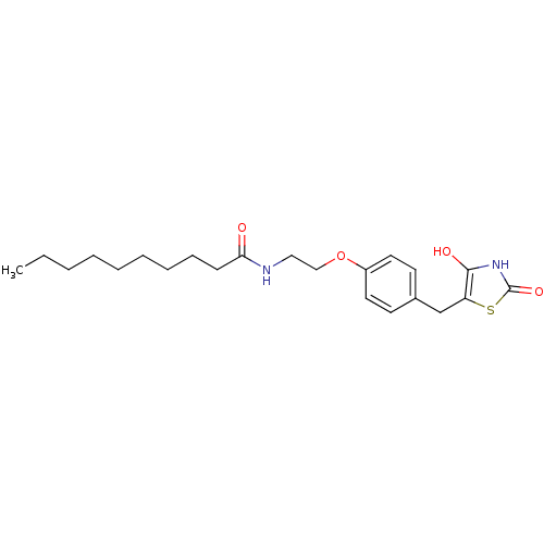 Chemical structure of BindingDB Monomer ID 50290282