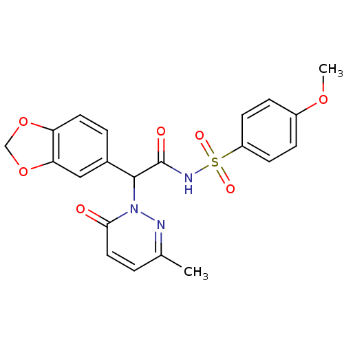 Chemical structure of BindingDB Monomer ID 50290947