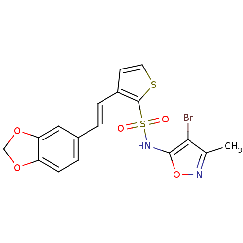 Chemical structure of BindingDB Monomer ID 50291502