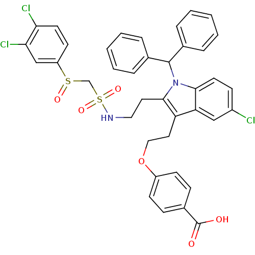 Chemical structure of BindingDB Monomer ID 50292833