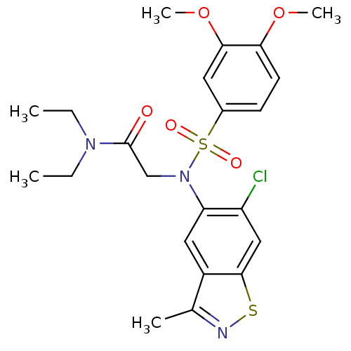 Chemical structure of BindingDB Monomer ID 50293230