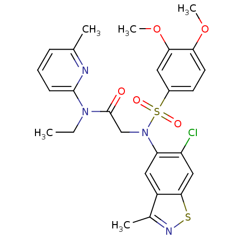 Chemical structure of BindingDB Monomer ID 50293236