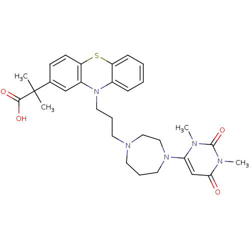Chemical structure of BindingDB Monomer ID 50295724