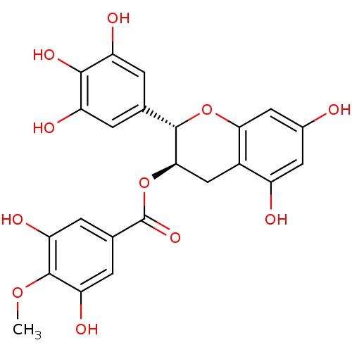 Chemical structure of BindingDB Monomer ID 50296239