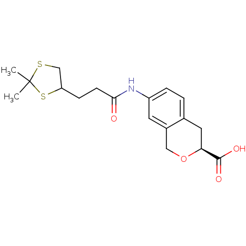 Chemical structure of BindingDB Monomer ID 50296374
