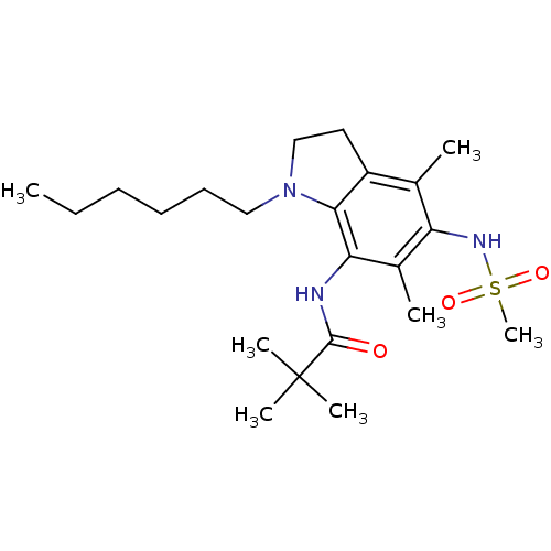 Chemical structure of BindingDB Monomer ID 50296993
