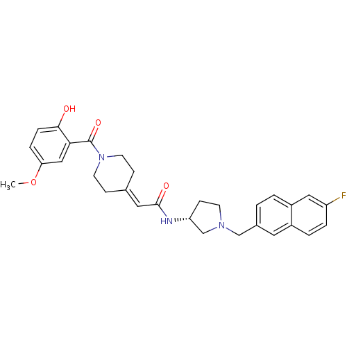 Chemical structure of BindingDB Monomer ID 50297176