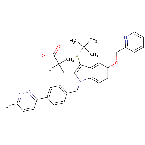 Chemical structure of BindingDB Monomer ID 50297375