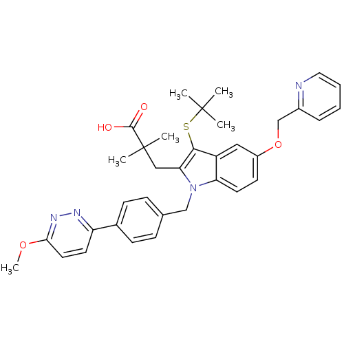 Chemical structure of BindingDB Monomer ID 50297376