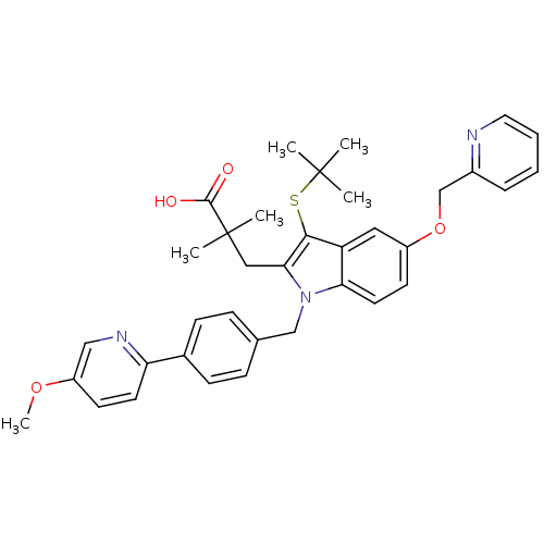 Chemical structure of BindingDB Monomer ID 50297384
