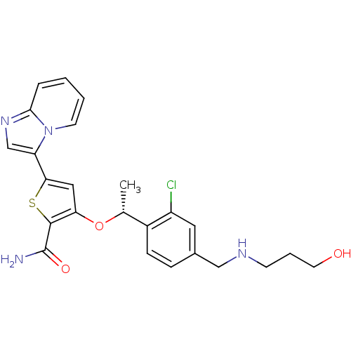 Chemical structure of BindingDB Monomer ID 50297975