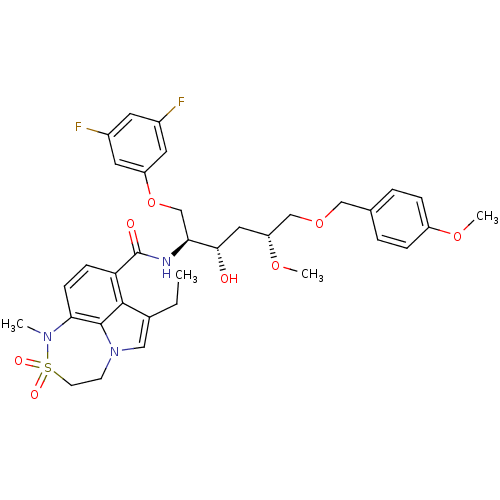 Chemical structure of BindingDB Monomer ID 50300176
