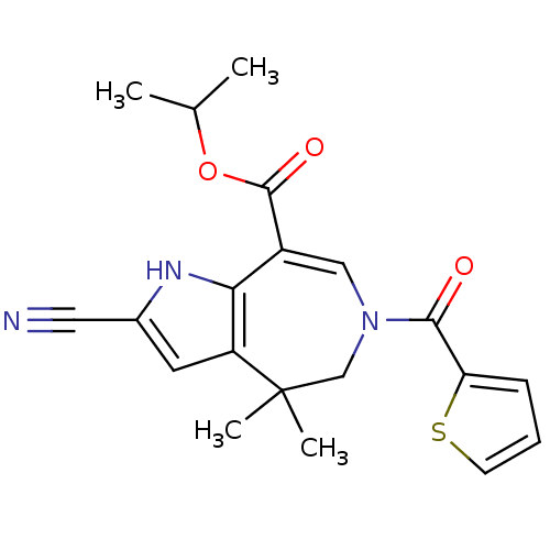 Chemical structure of BindingDB Monomer ID 50301760