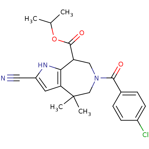 Chemical structure of BindingDB Monomer ID 50301768